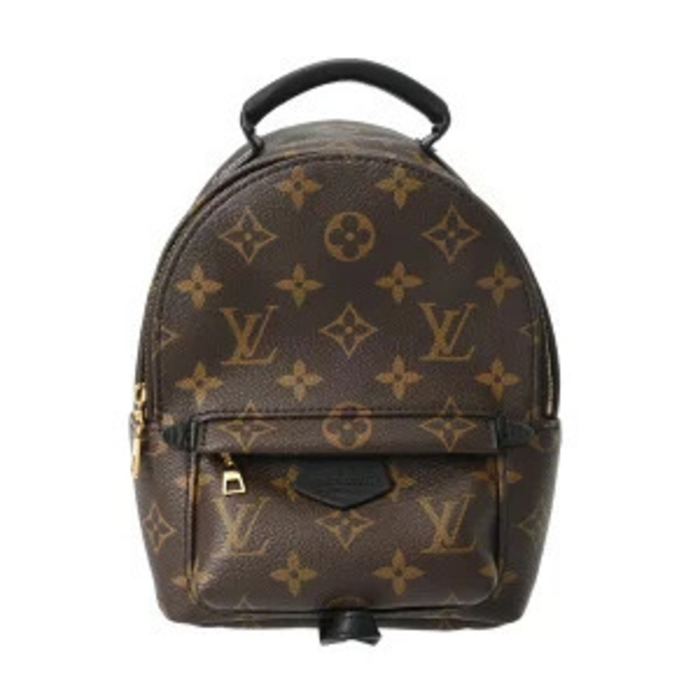 Louis Vuitton Monogram Palm Springs Backpack Brown Canvas Daypack Bag